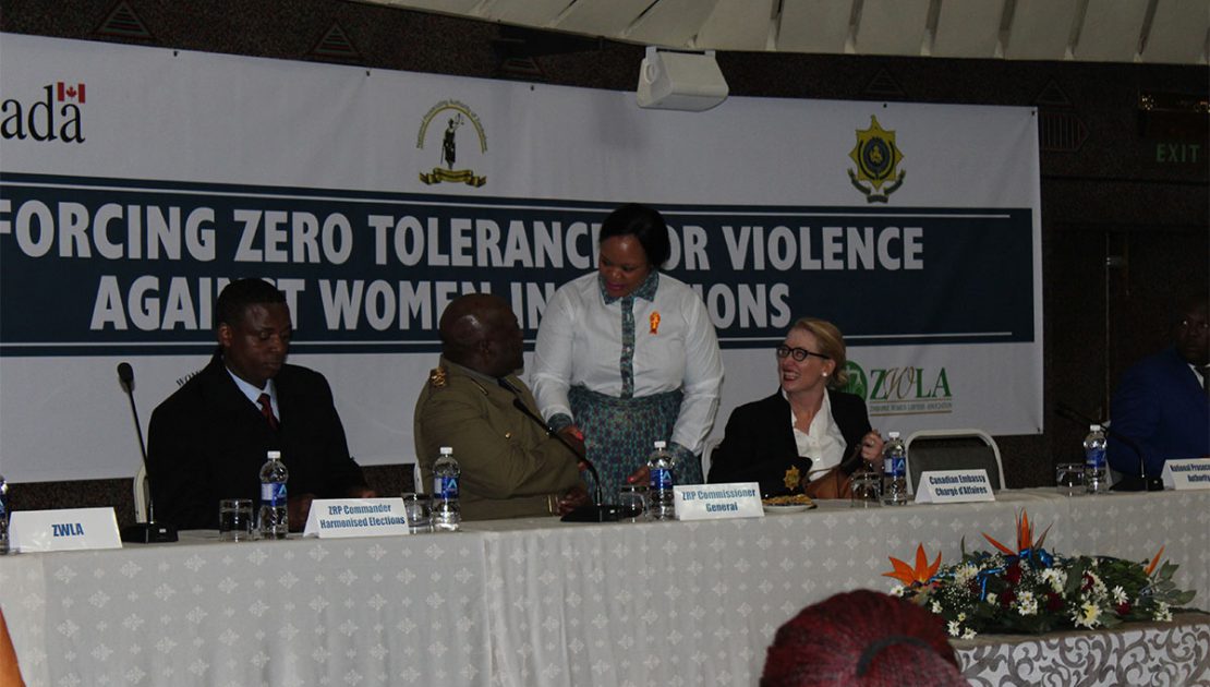 news Community dialogues with police on gender based violence